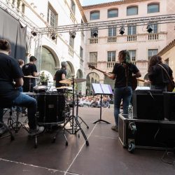 Girona. 16/05/2018. DDGI. Pati cultural. Black Music Combo. Foto: Eddy Kelele