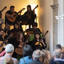 Girona. 13/05/2018. DDGI. Pati cultural. Ensemble de Guitarres del Conservatori de Girona. Foto: Eddy Kelele