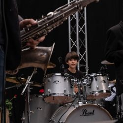 Girona. 15/05/2019. DDGI. Pati cultural. Black Music Big Band Junior. Foto: Miquel Millan