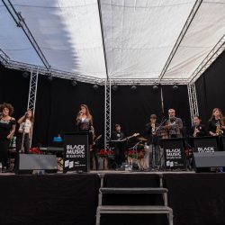 Girona. 15/05/2019. DDGI. Pati cultural. Black Music Big Band Junior. Foto: Miquel Millan